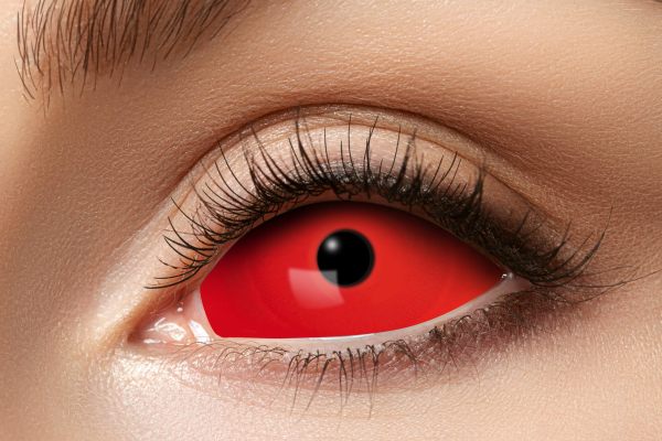 Sclera Red Eye Kontaktlinse mit Minus Sehstärken