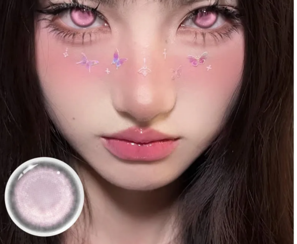 12 Monatslinsen Pink Anime