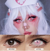 3 Monatslinsen Pink Anime Eye