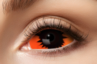 Sclera 6 Monatskontaktlinsen Orange Demon