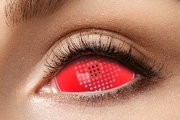 Sclera 6 Monatskontaktlinsen Red Screen